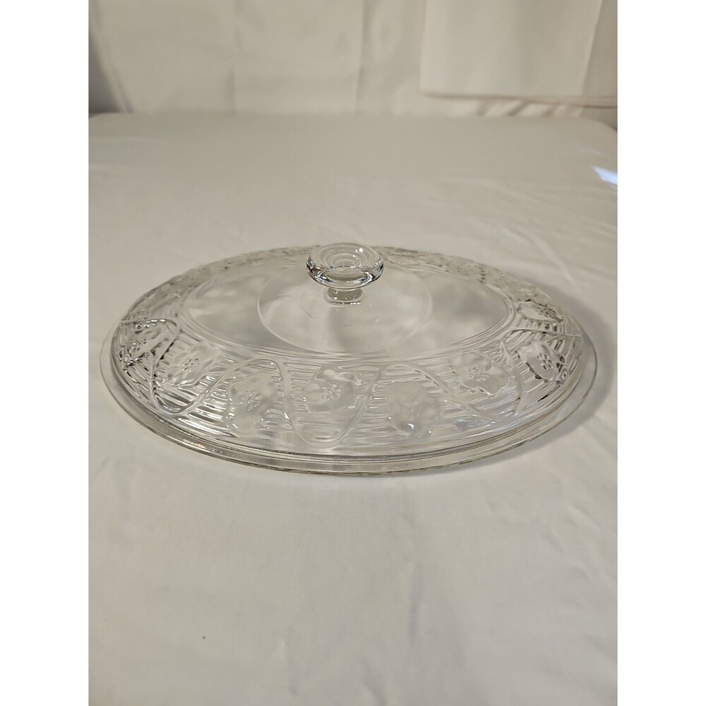 Vintage Anchor Hocking Avalon Patter replacement Lid 2 qt
